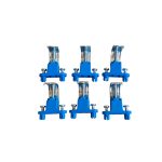 Elleci Kit Ganci Fissaggio BOXGAN06S per Lavello Sopratop Set Completo Metallo