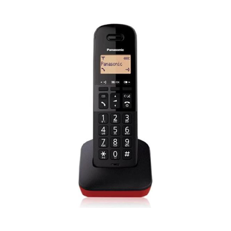 Ef1t9S1rA1TA0FCq2ZRIqlZbs739ee8dUKrHh0DV.jpg Panasonic KX-TGB610JTR Telefono Cordless DECT Blocca Chiamate Rosso Nero - immagine 1