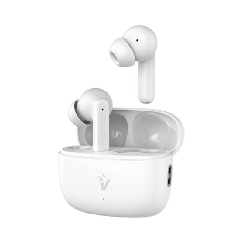 GA5lbWA5F602g8GQsI8d62iT7rnJSir0whlxnOpI.jpg VULTECH Pop EP-40WH Auricolari Bluetooth 5.3 ANC ENC TWS In-Ear Bianchi IPX5 - immagine 1