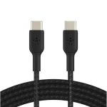 Belkin BoostCharge Cavo USB-C USB-C 60W 2m Intrecciato Nylon Nero CAB004BT2MBK