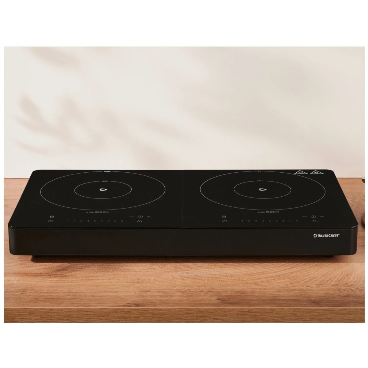 Silvercrest SID 3500 Piastra Induzione Doppia 3500W Timer Touch 10 Livelli - immagine 6