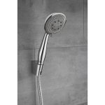 Livarno Home Doccetta 5 Tipi Getto Grigio Scuro Soffione Anticalcare Universale - immagine 2