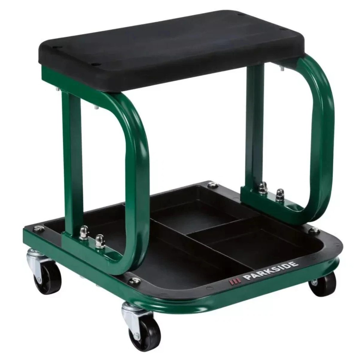 S2rH6zIpNO8WIqrfBsnalzas3yKbSlZiy5trEuC7.jpg Parkside Sgabello da Officina con Rotelle Carico 125kg e Vani Porta Attrezzi - immagine 1