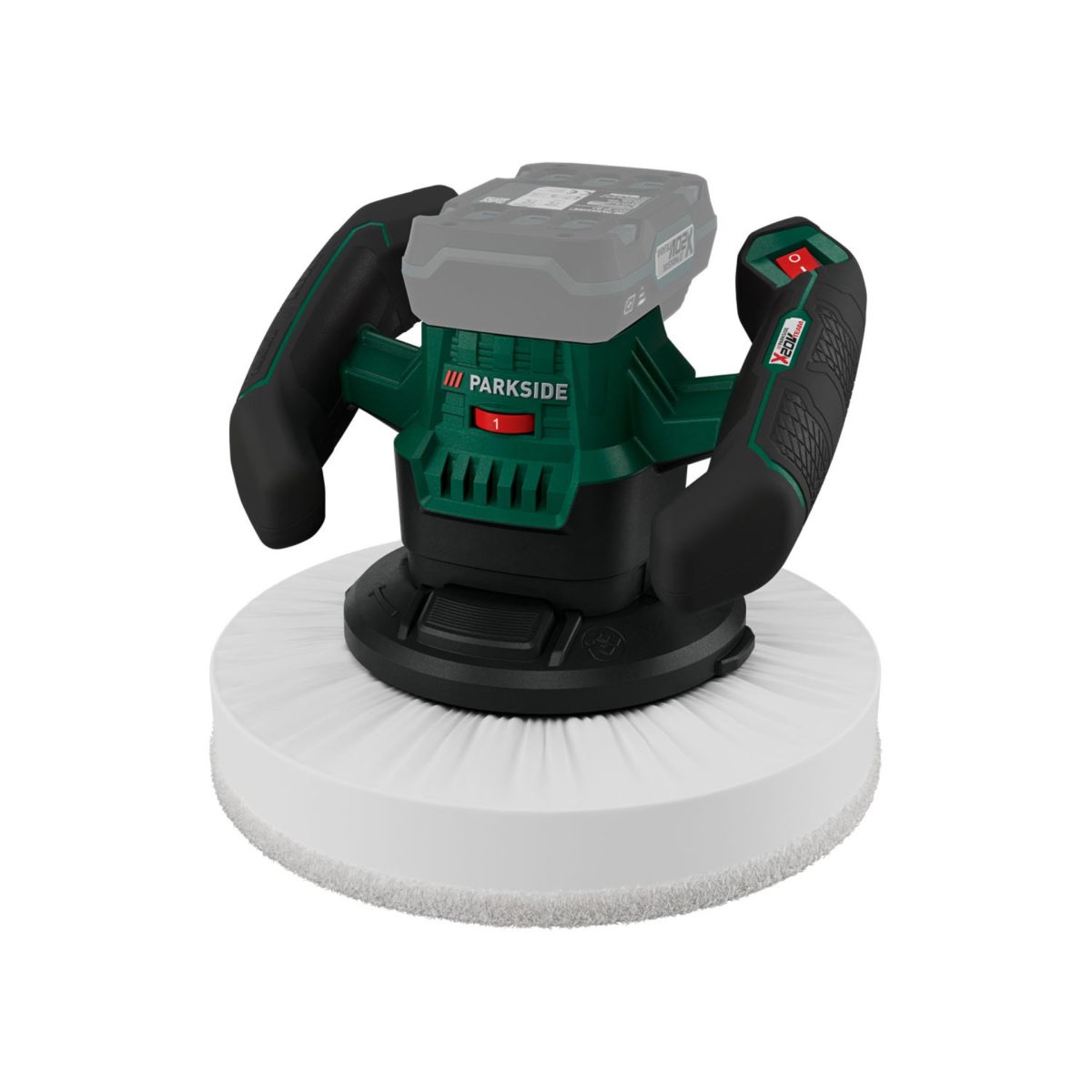 Parkside Lucidatrice Auto PPMA 20-Li B2 20V Ø 250mm Senza Batteria e Accessori - Senza Accessori - immagine 3