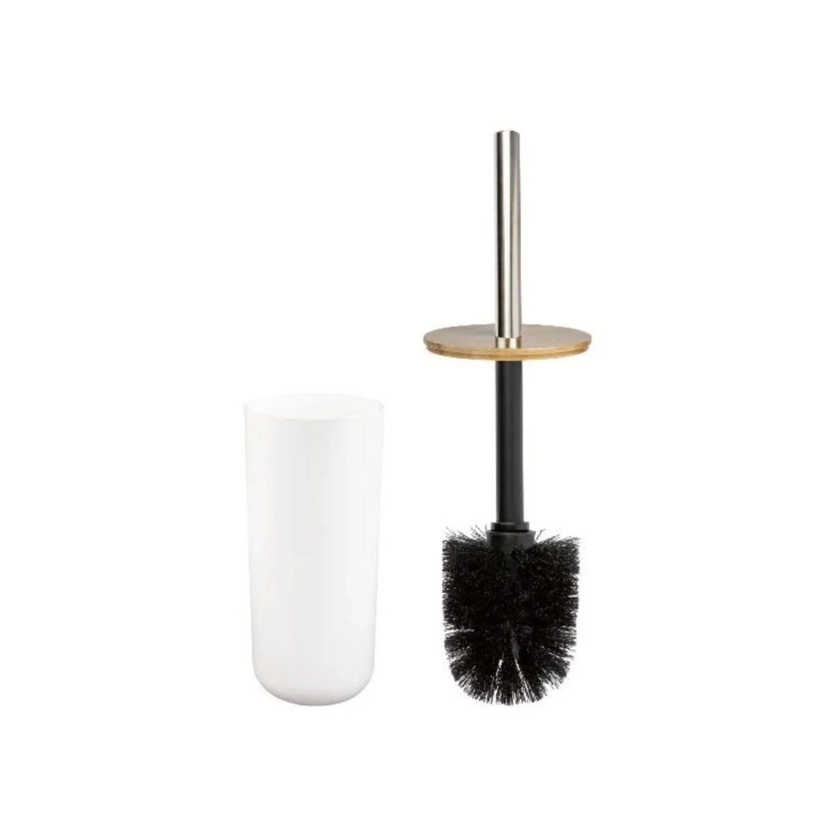X9h5Q4FQXaddXTTZj93U5ytZ4Ub1ZmUClH7MLwzj.jpg Livarno Home Scopino WC Design Moderno in Bamboo e Acciaio Inox 38,5 cm - immagine 1