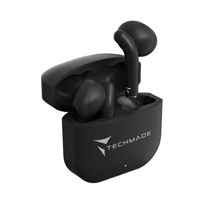 YWv0W9FJHr0wGBK4xJF4u1B5XS2bdiQwMWCS24kG.jpg TECHMADE TM-XM201-BK Auricolari Bluetooth 5.3 True Wireless con Box Ricarica Ner - immagine 1