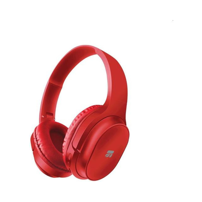 Zok7coff9Mm0dTb8dWkaHyUdWHDSgf1TD3Vu4uNC.jpg XTREME Chiloè Cuffie Bluetooth 5.0 Wireless Over-Ear MicroSD AUX Rosso - immagine 1