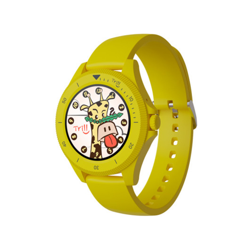 ahWJt7XKuWispw2nNVOp09oM6qWIJaPdqGumqoNG.jpg Techmade Trill Smartwatch Bambini Chiamate e Notifiche IP67 Giallo TM-TRILL-YE - immagine 1