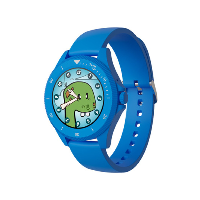 csNLzDoR4s2eHa6nFlna1yhOvxNLTAYSXs3W55fE.jpg Techmade Smartwatch Trill Blu Bambini Chiamate Bluetooth Notifiche IP67 Touch - immagine 1