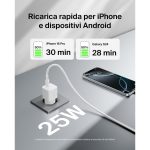 Belkin Caricatore da Parete USB-C 25W PPS BoostCharge Ricarica Rapida Bianco - immagine 2