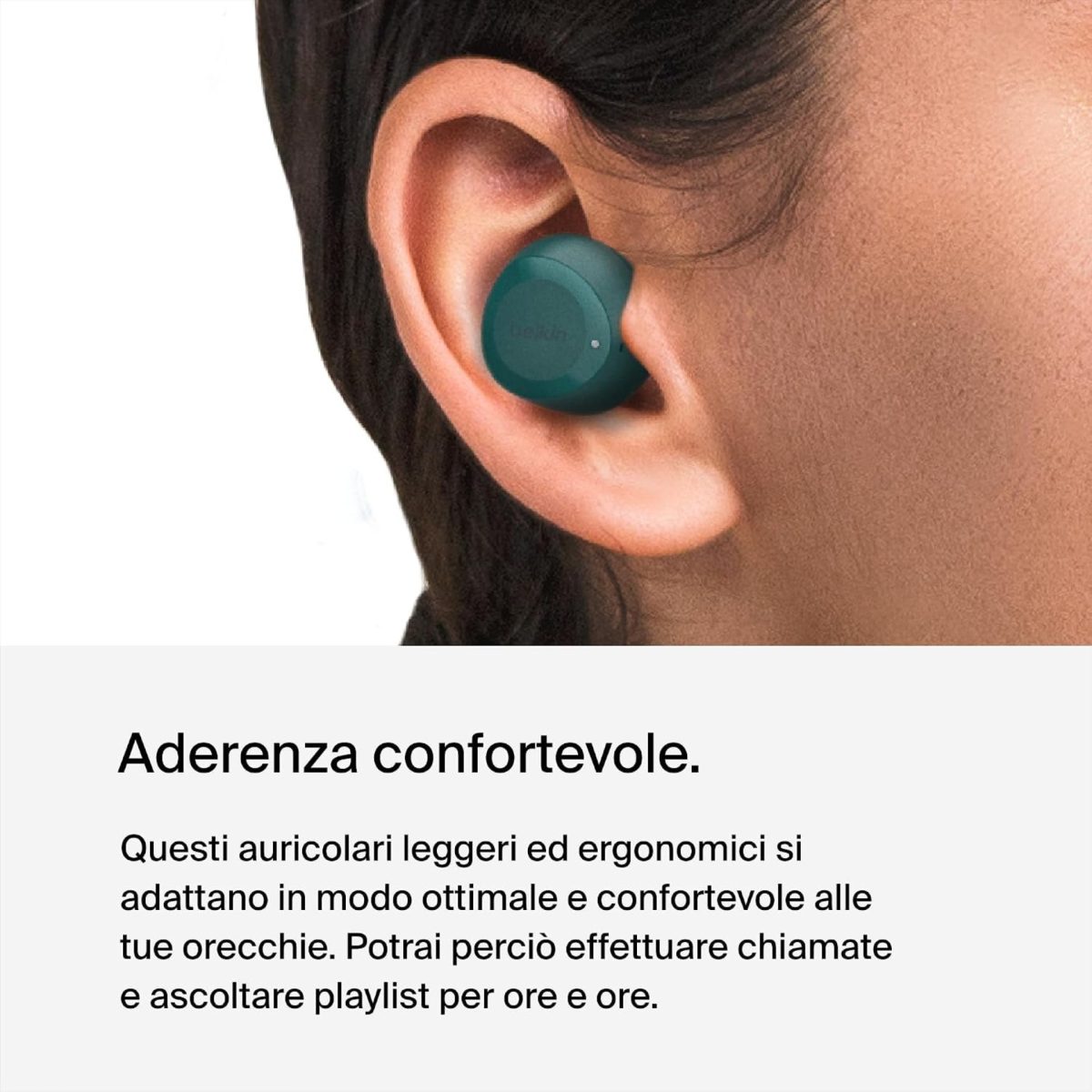 Belkin SoundForm Bolt Auricolari Bluetooth 5.2 True Wireless IPX4 28h Verde - immagine 6