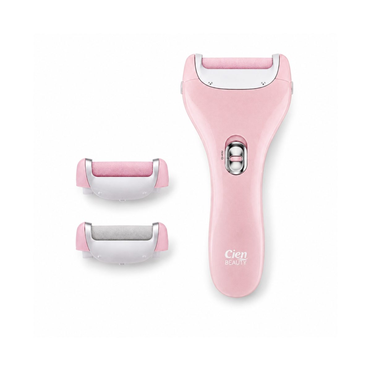 fxprfiV5Z16JjmFmGSLM3eealpeDsXWcnQY5gVDD.jpg Cien Beauty CHE 3 Rimuovi Calli Elettrico Rosa 2 Velocita 2 Rulli a Batteria - immagine 1