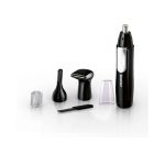Silvercrest Rifinitore Viso e Corpo 4 in 1 Cordless Impermeabile Wet & Dry Nero