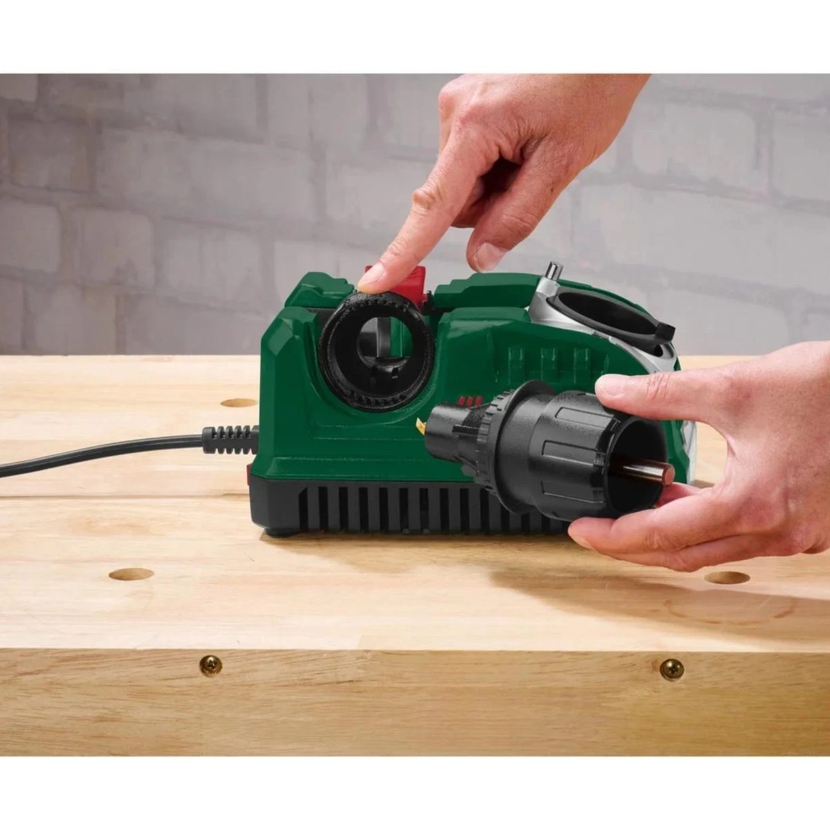 Parkside PBSG Affilatore Punte Trapano Diamantato per Legno Metallo Pietra 92W - immagine 2