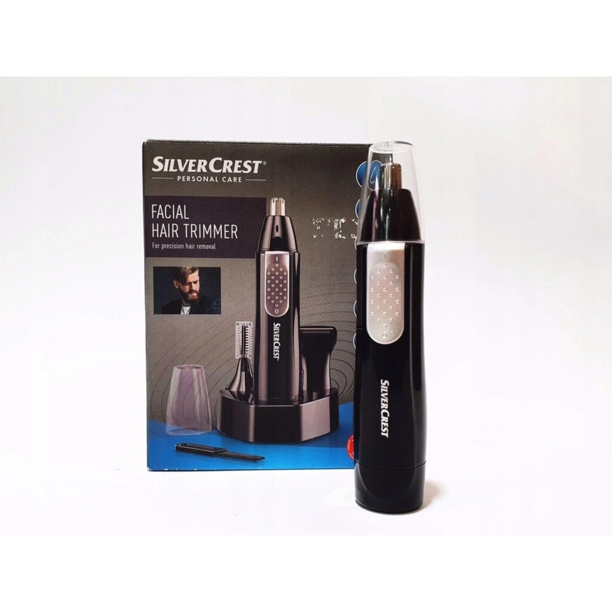 Silvercrest Rifinitore Viso e Corpo 4 in 1 Cordless Impermeabile Wet & Dry Nero - immagine 4