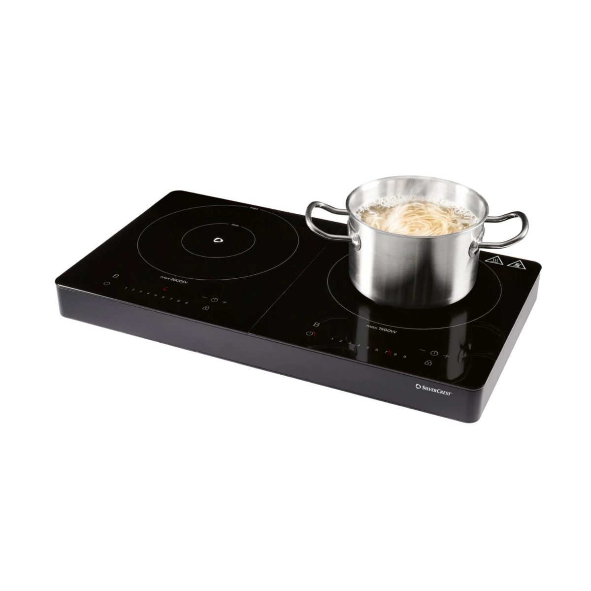 Silvercrest SID 3500 Piastra Induzione Doppia 3500W Timer Touch 10 Livelli - immagine 5