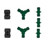 Parkside Set Accessori Irrigazione 7 Pezzi 1/2-5/8 Pollici Riparazione Giardino