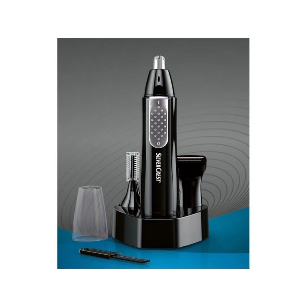 Silvercrest Rifinitore Viso e Corpo 4 in 1 Cordless Impermeabile Wet & Dry Nero - immagine 2