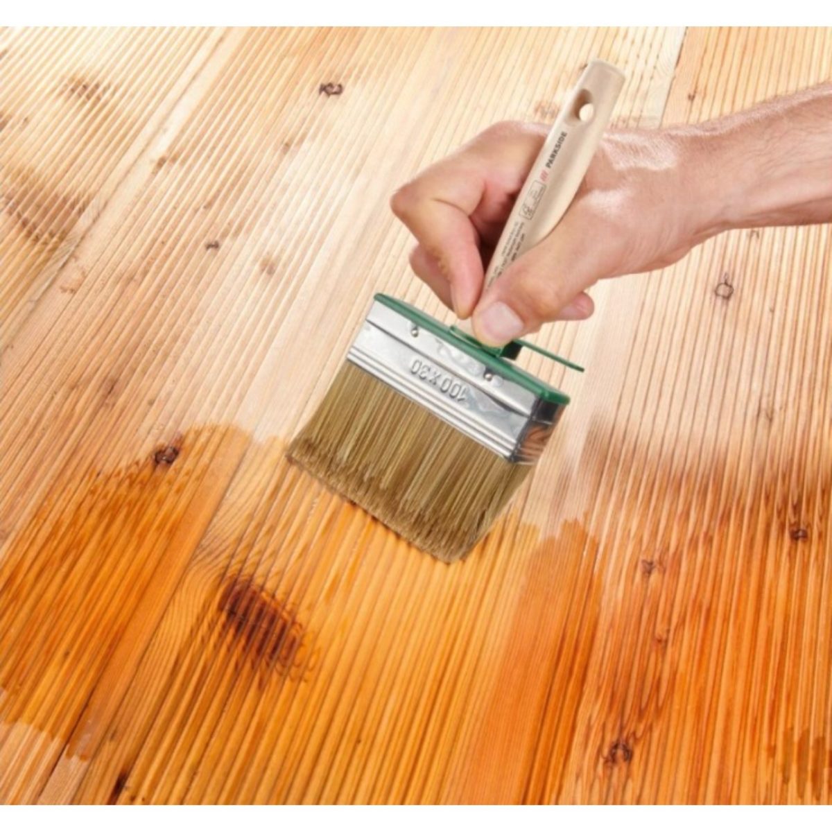 Parkside Set 10 Pennelli per Legno Impregnanti e Smalti con Manico Legno FSC - immagine 2