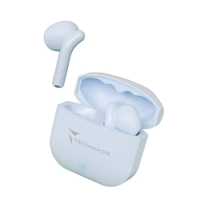 zfxg1dhLELExkQyVtDkO5wBSMnAgD9MS0mPum1Oc.jpg Techmade TM-XM201 Auricolari Bluetooth 5.3 Wireless In-Ear Box Ricarica USB-C Bl - immagine 1