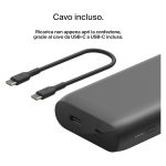 Belkin Batteria esterna 20K USB-C PD, power bank 20.000 mAh per MacBook, iPhone, iPad 30W - immagine 4