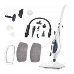 Silvercrest SDM 1500 Scopa a vapore e pulitore manuale a vapore bianca e blu - Ricondizionato