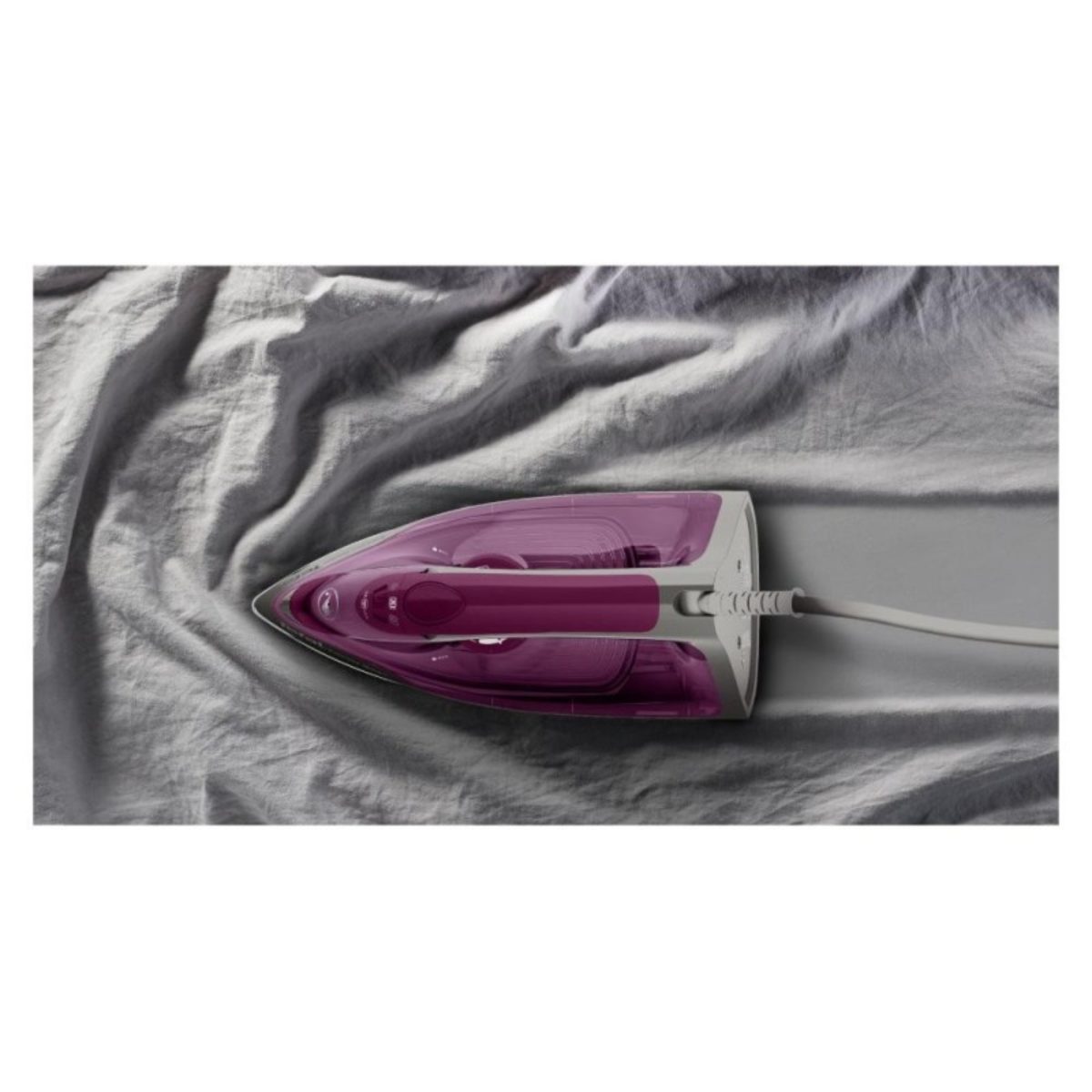 Tefal Ferro Stiro a Vapore Express Steam FV2847E0 2400W Piastra Ceramica Viola - immagine 2
