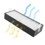 Siemens HZ9VEDU0 Filtri Acustici Cappa 194 mm 4 Pezzi Piano Aspirante Senza Conf - Senza Confezione - immagine 2