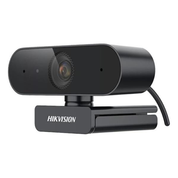 Hikvision Webcam FHD 2MP con Microfono Integrato e Autofocus per PC USB Nero