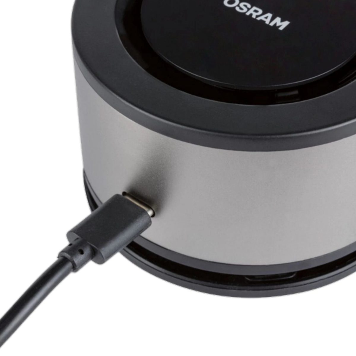 Osram Purificatore Aria Auto AirZing Mini Filtro TiO2 Luce LED UVA USB-C Nero - immagine 2