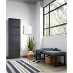 Modams Scarpiera Metallo 5 Ante Ribalta 10 Paia Nero SC5DRBLM Slim 15 cm Difetto - Difetto Estetico - immagine 2