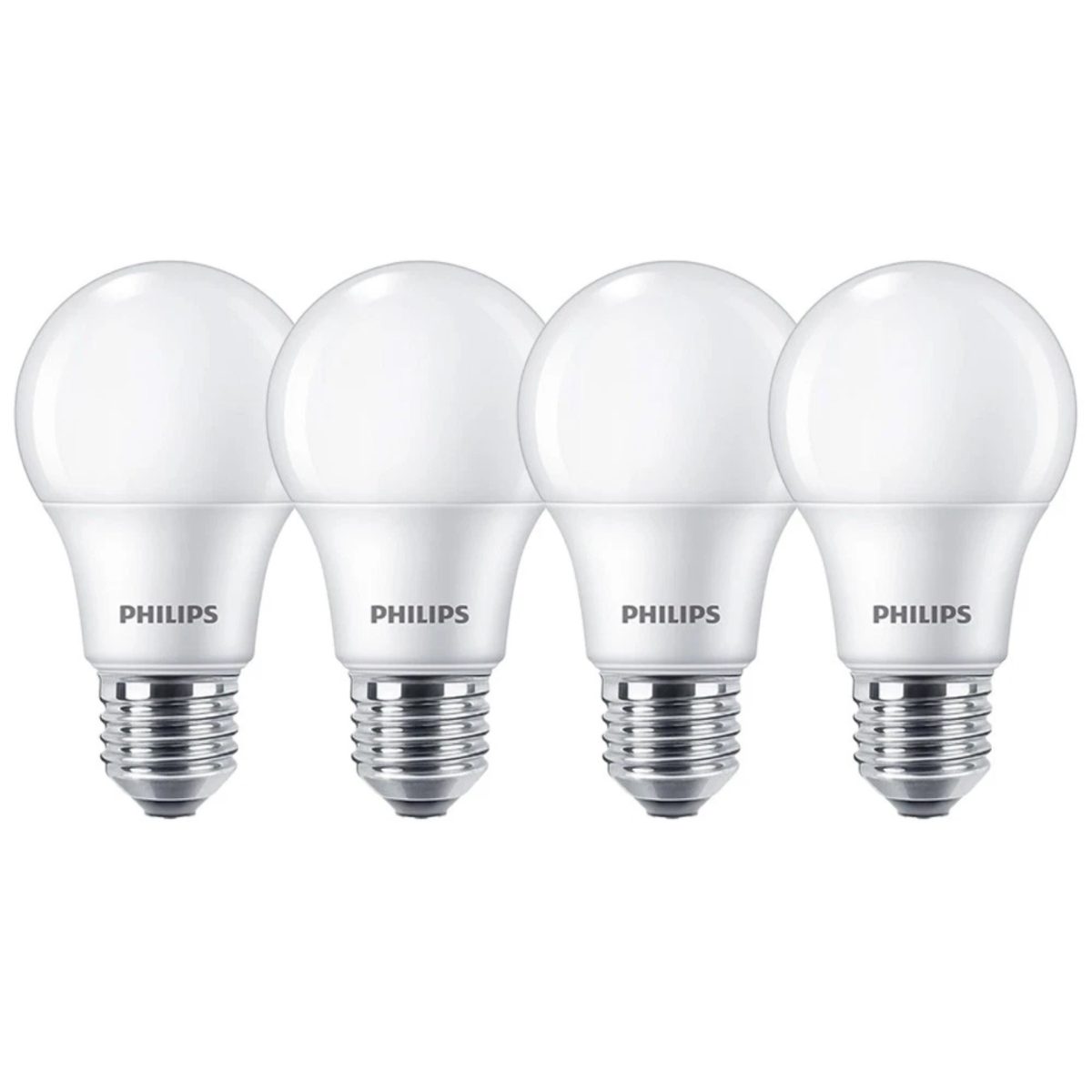 Philips Set 4 Lampadine LED E27 8W Sostituisce 60W Luce Bianca Calda - immagine 3