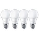 Philips Set 4 Lampadine LED E27 8W Sostituisce 60W Luce Bianca Calda - immagine 3
