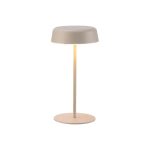 Livarno Lux Lampada da Tavolo LED Ricaricabile Senza Fili Touch IP44 Beige Opaco