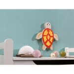 Livarno Home Lampada Notturna Tartaruga in Legno 25 LED Bianco Caldo e Timer - immagine 2