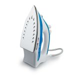 Termozeta 73467B Inox Ferro da Stiro 2000W Piastra Acciaio 200ml Blu Bianco - immagine 2