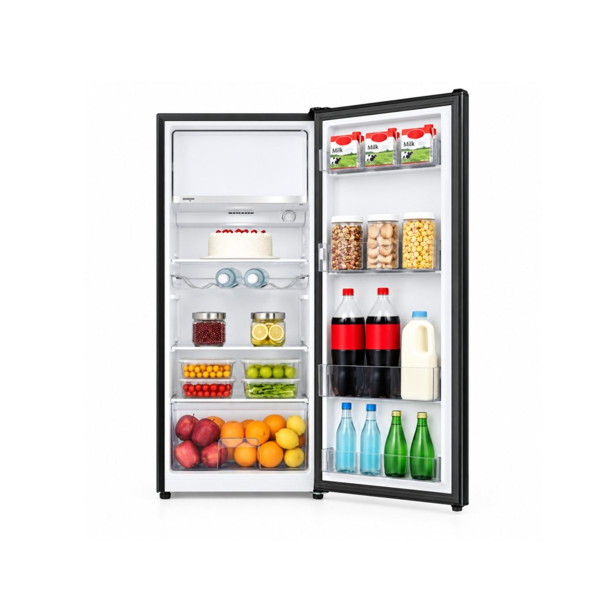Hisense RR220D4BBE Frigorifero Monoporta 165L Nero Classe E - Difetto Estetico - immagine 2