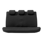 Ultimate Speed Set coprisedili per auto neri con due strisce bianche 12 pezzi - immagine 4