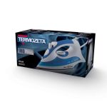 Termozeta 73467B Inox Ferro da Stiro 2000W Piastra Acciaio 200ml Blu Bianco