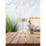 Livarno Lux Lampada da Tavolo LED Ricaricabile Senza Fili Touch IP44 Beige Opaco - immagine 2
