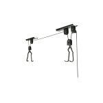 Fischer Lift Plus Supporto a Soffitto per Bicicletta fino 30 kg Portabici Nero