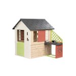 Smoby Life Casetta Gioco Cucina Estiva e 17 Accessori per Bambini 2+ Conf. Dann. - Confezione Danneggiata