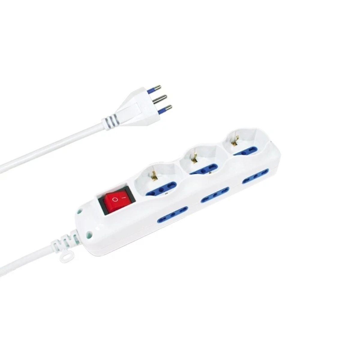 YJ2jl9I9JSy63nYzwrmrBNtc8OM1xACffejWIEt7.jpg Nova Line CE74/3C Presa 9 Uscite 3 Schuko 6 Bivalenti Interruttore Bianco - immagine 1