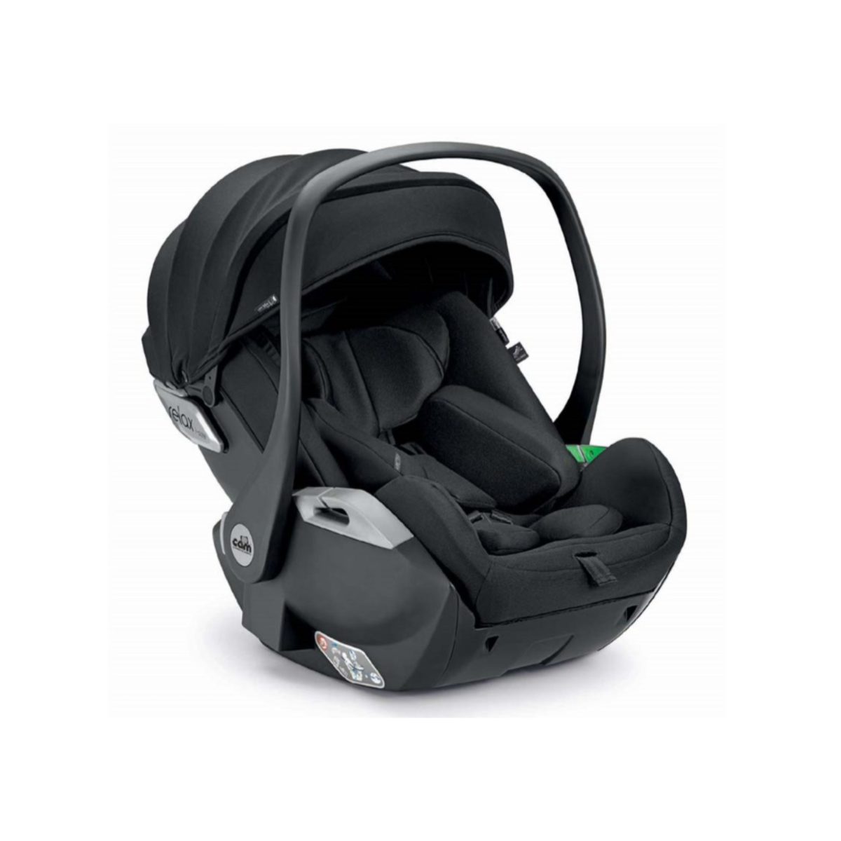 Cam Relax i-Size Seggiolino Auto Ovetto 40-87 cm Nero per Dinamico e Fluido - immagine 7