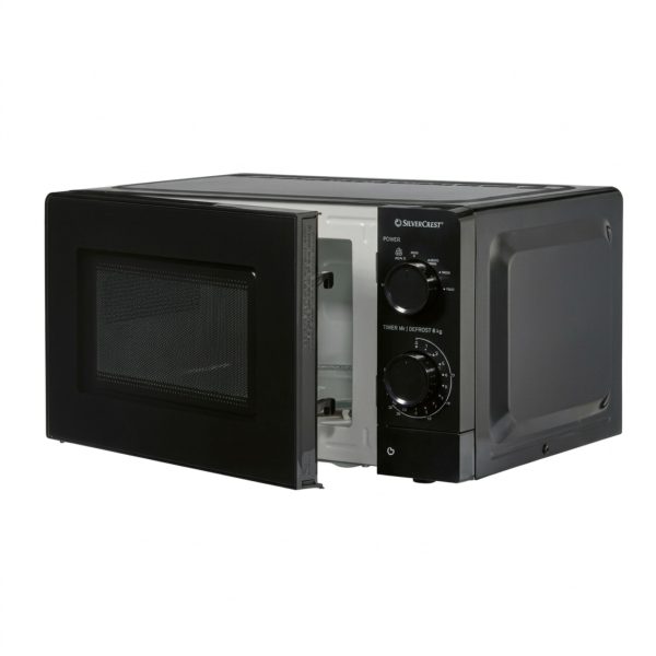 Silvercrest SMW 700 D4 Forno Microonde 20L 700W 6 Livelli Timer 30 Minuti Nero