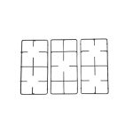 De Longhi Griglie Piano Cottura FLA 59 DD Acciaio Smaltato Set 3 Pezzi - immagine 3