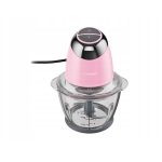 Silvercrest SMZC 500 Tritatutto 500W Ciotola Vetro Trita Verdura Ghiaccio Rosa