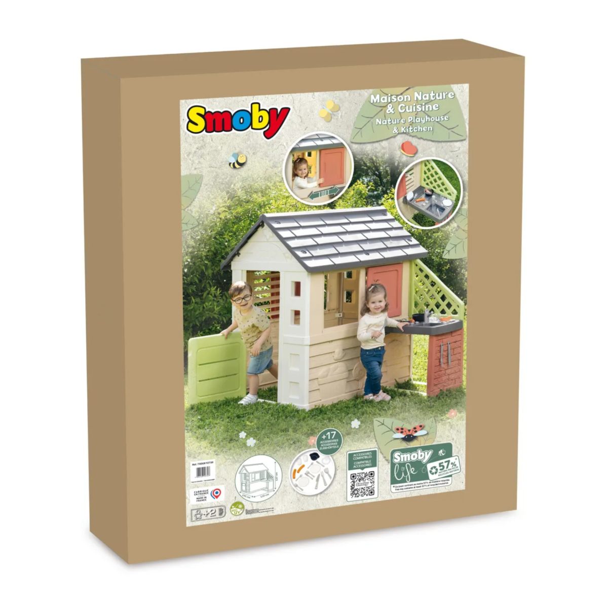 Smoby Life Casetta Gioco Cucina Estiva e 17 Accessori per Bambini 2+ Conf. Dann. - Confezione Danneggiata - immagine 6