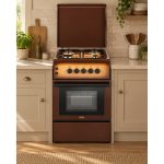 De'Longhi DL554GK2 Cucina a Gas 50 cm 4 Fuochi Forno Gas Classe A - Difetto - Difetto Estetico - immagine 2