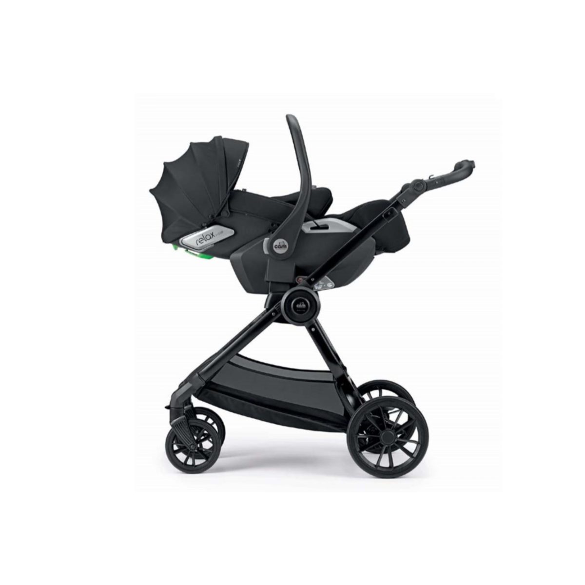 Cam Relax i-Size Seggiolino Auto Ovetto 40-87 cm Nero per Dinamico e Fluido - immagine 6